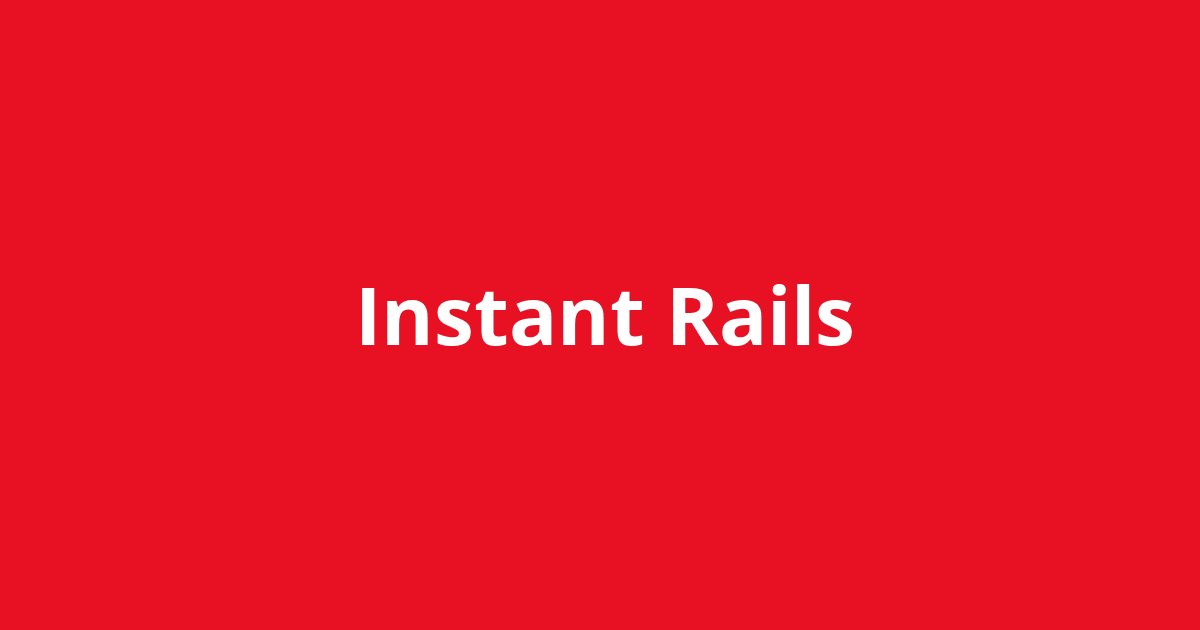 instant rails 2.0 winzip download