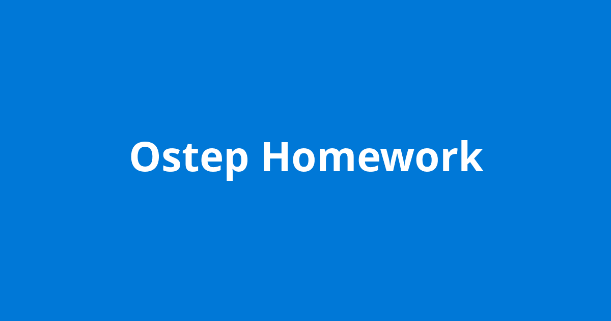 github ostep homework